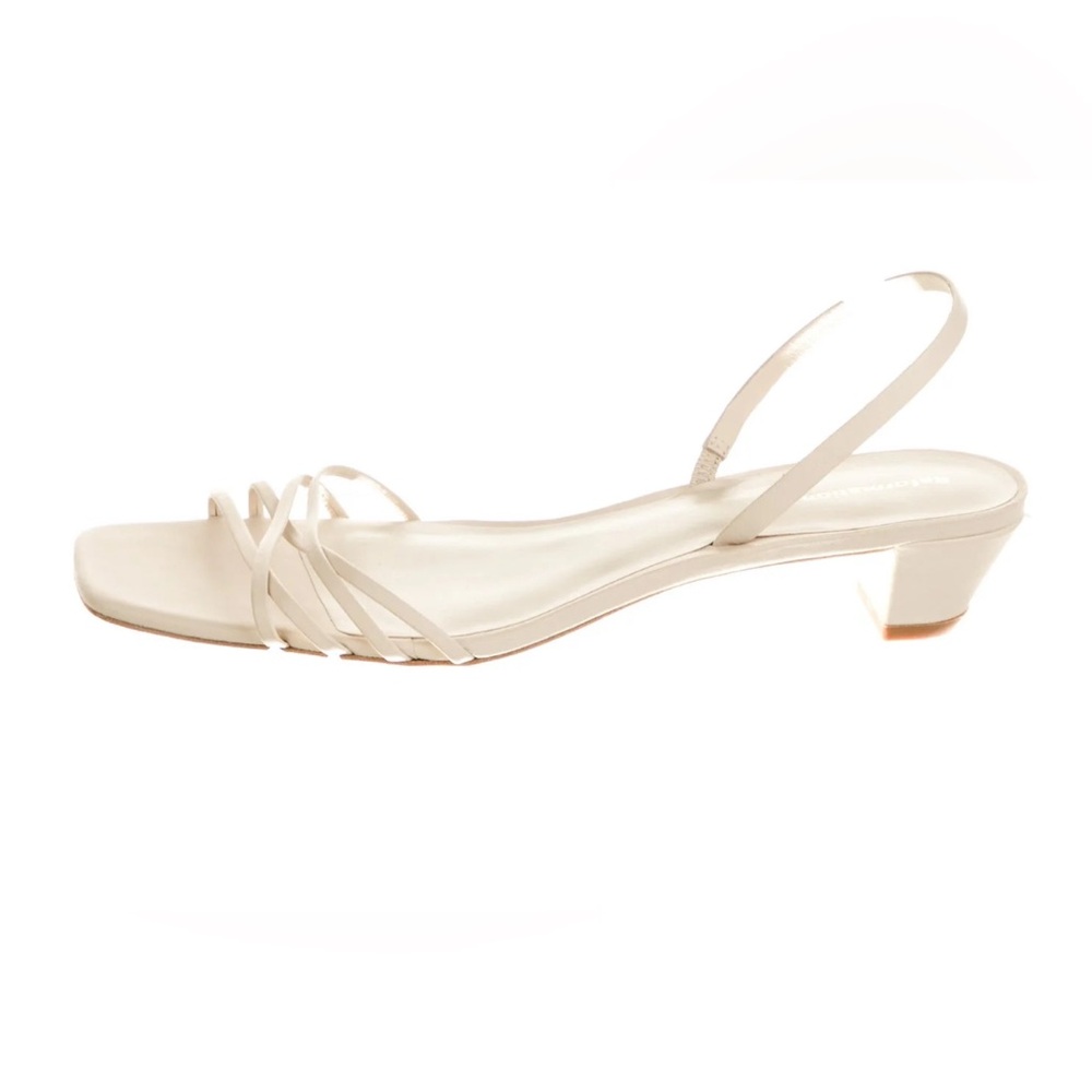 $248 Reformation Leather Slingback Sandals Sz 8.5